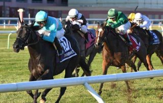 Rymska goes last to first in Winter Memories Stakes