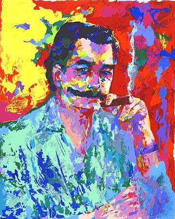 LeRoy Neiman self portrait